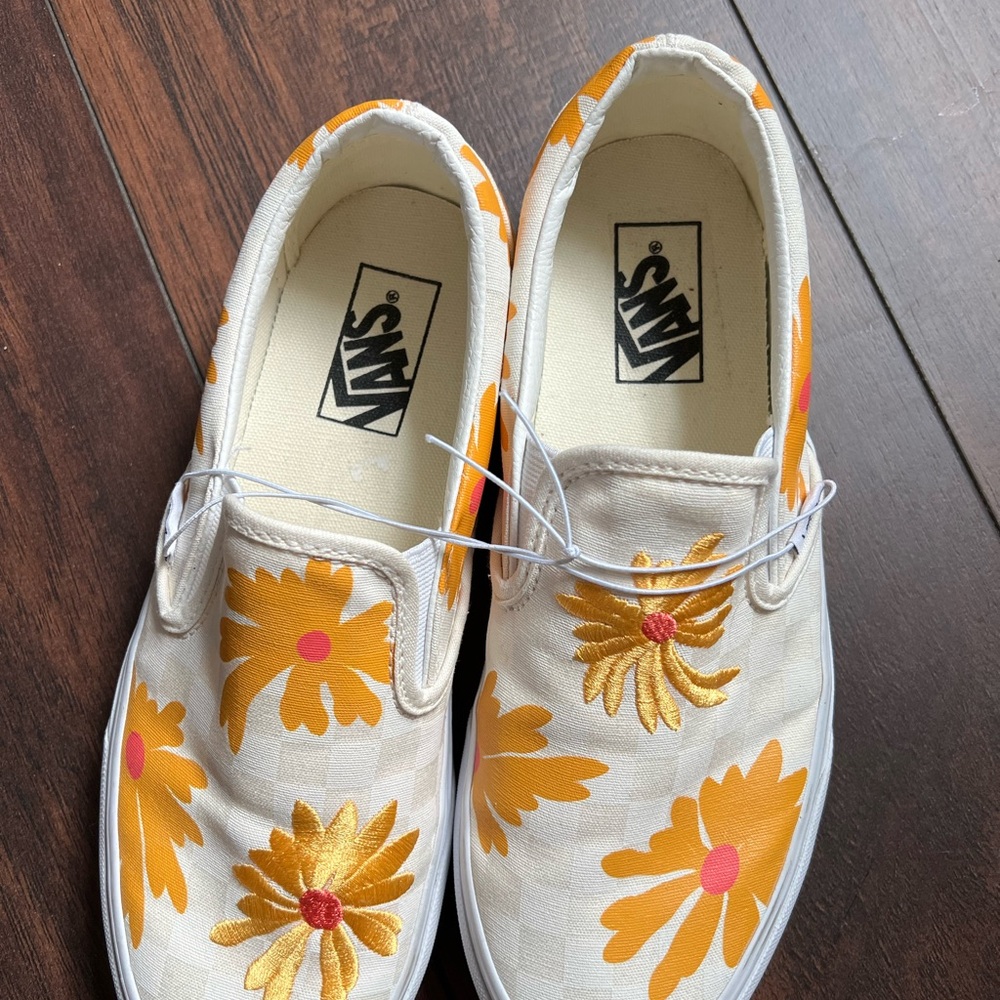 Vans Floral Slip-On Sneakers